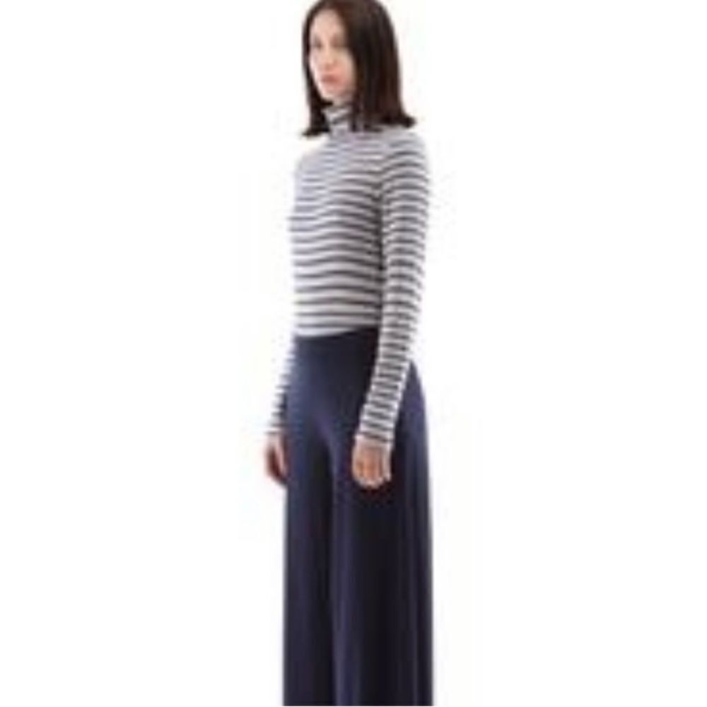 Hey Park and Lune Brooklyn Striped Long Sleeve Cozy Turtleneck Sweater Pullover - Picture 2 of 12